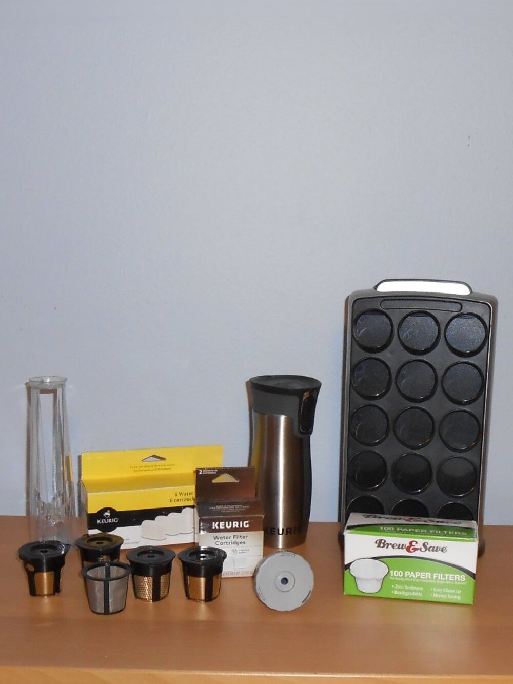 KEURIG Carousel Travel Mug and Accessories